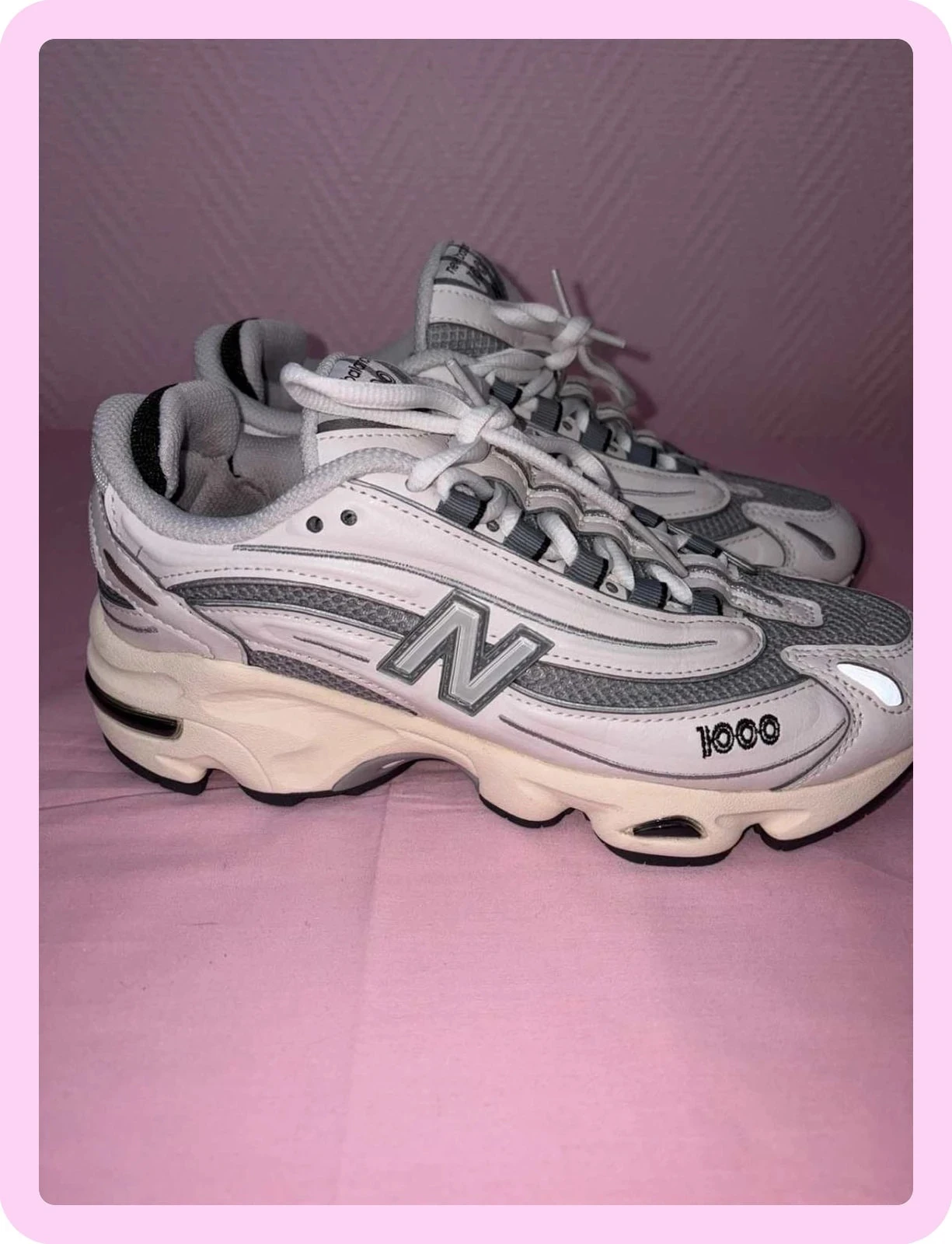 Tênis feminino New Balance tamanho 37 1/2 usado uma vez – photo 11